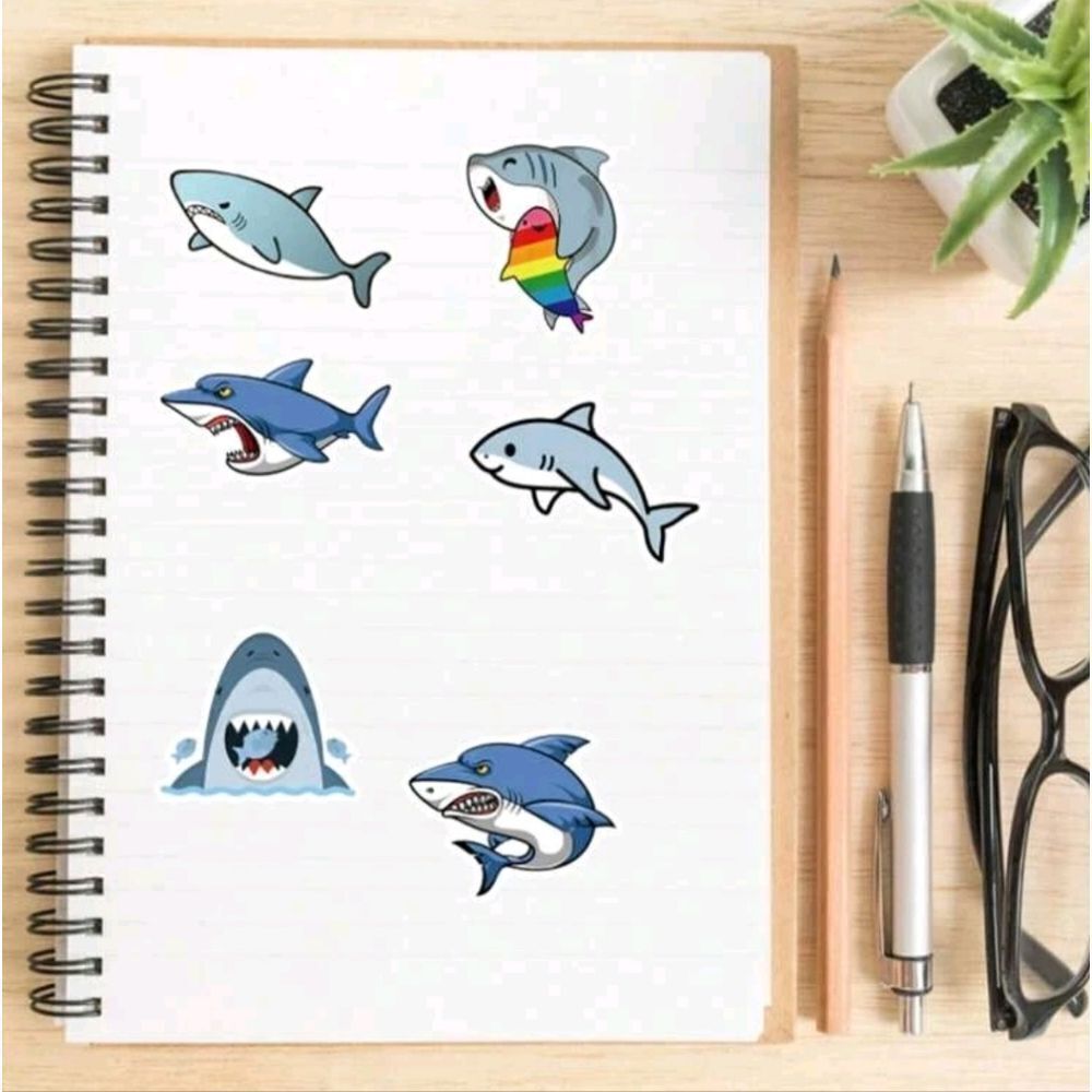 Assorted Shark 🦈 Stickers - Picture 7 of 7